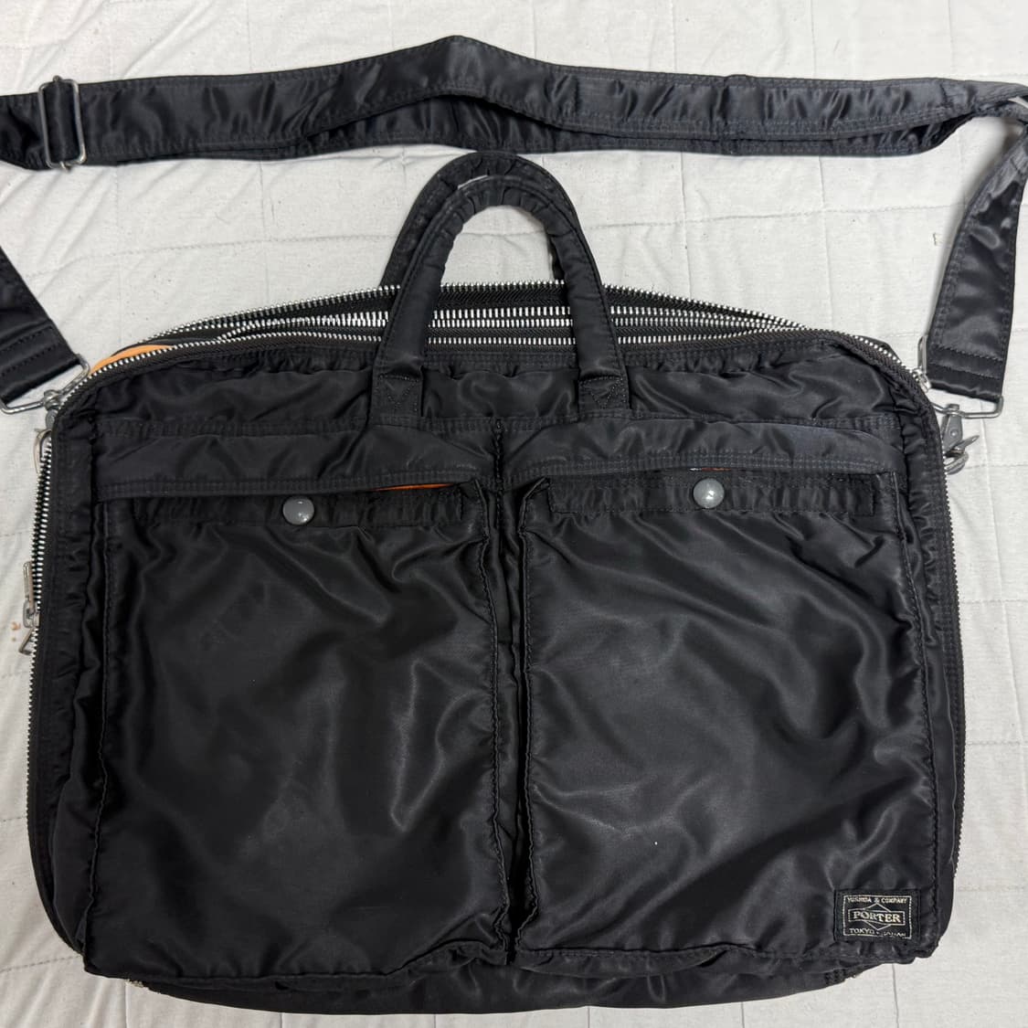 PORTER 요시다 포터 탱커 2way 브리프케이스 확장형 블랙 상품이미지1