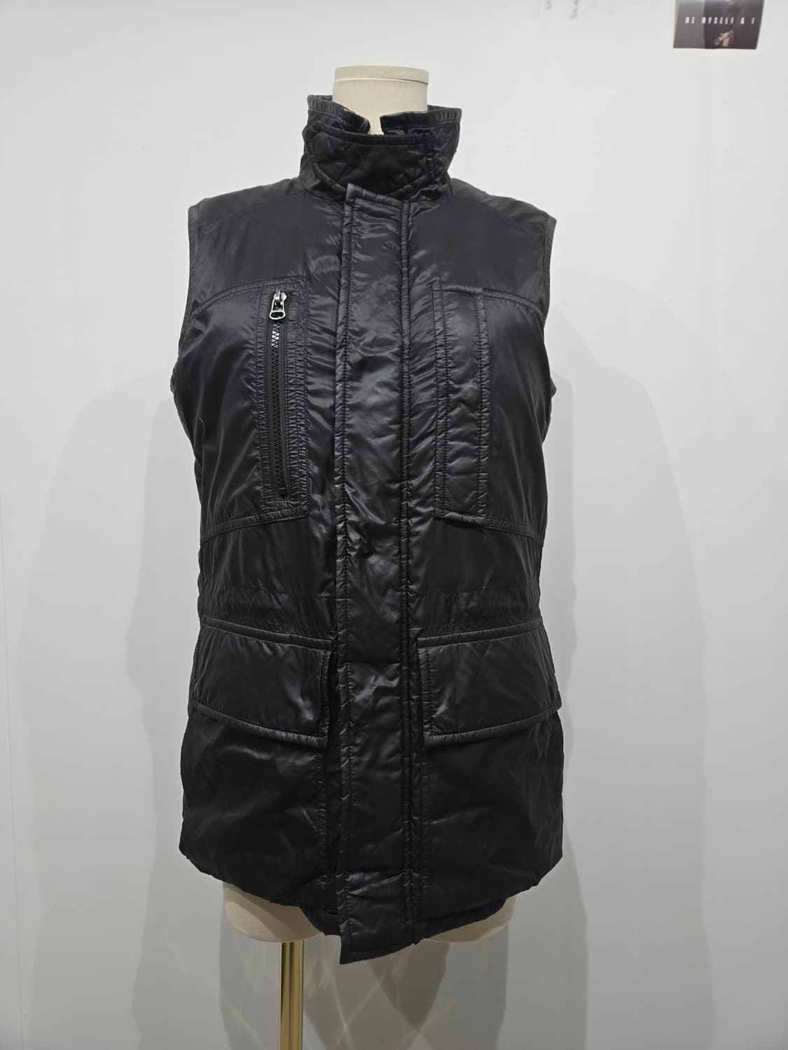 랄프로렌 블랙 패딩 조끼 남성용 상품이미지1