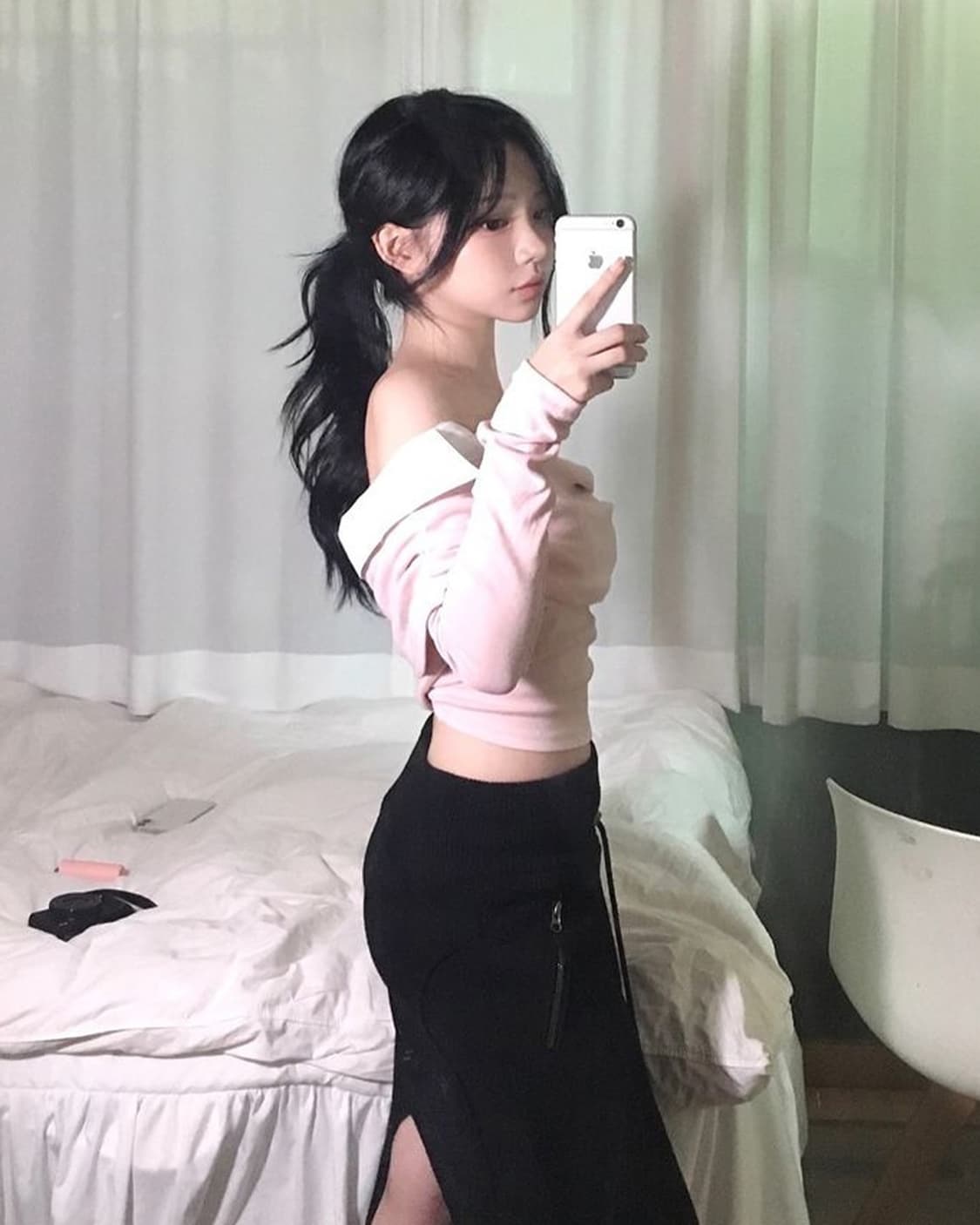 낫유어로즈 릴리탑 Lily top (Pink) M 상품이미지5