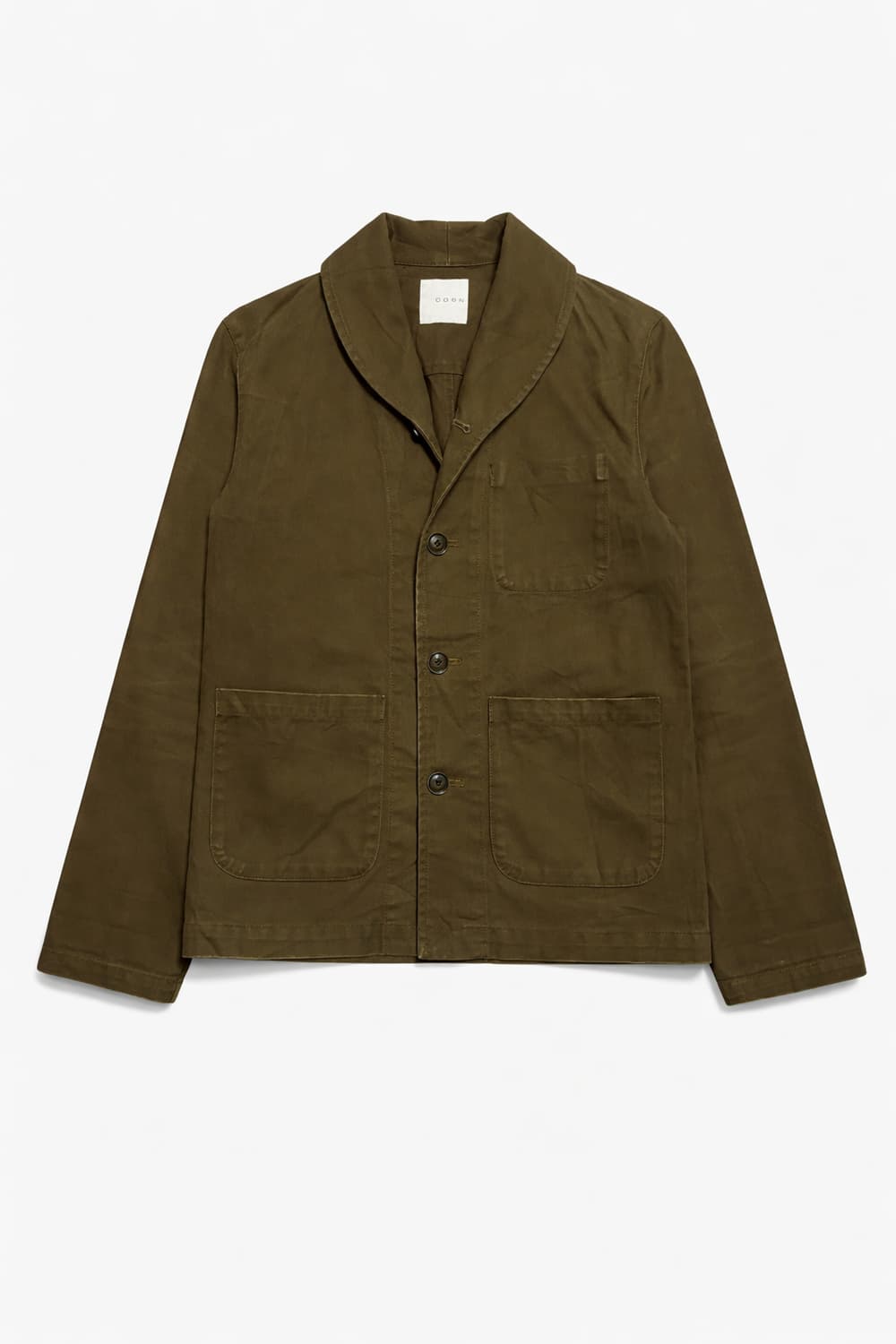 JPN 일본 빈티지 워크웨어 아메카지 코엔 올리브 커버올 워크자켓 S 상품이미지1