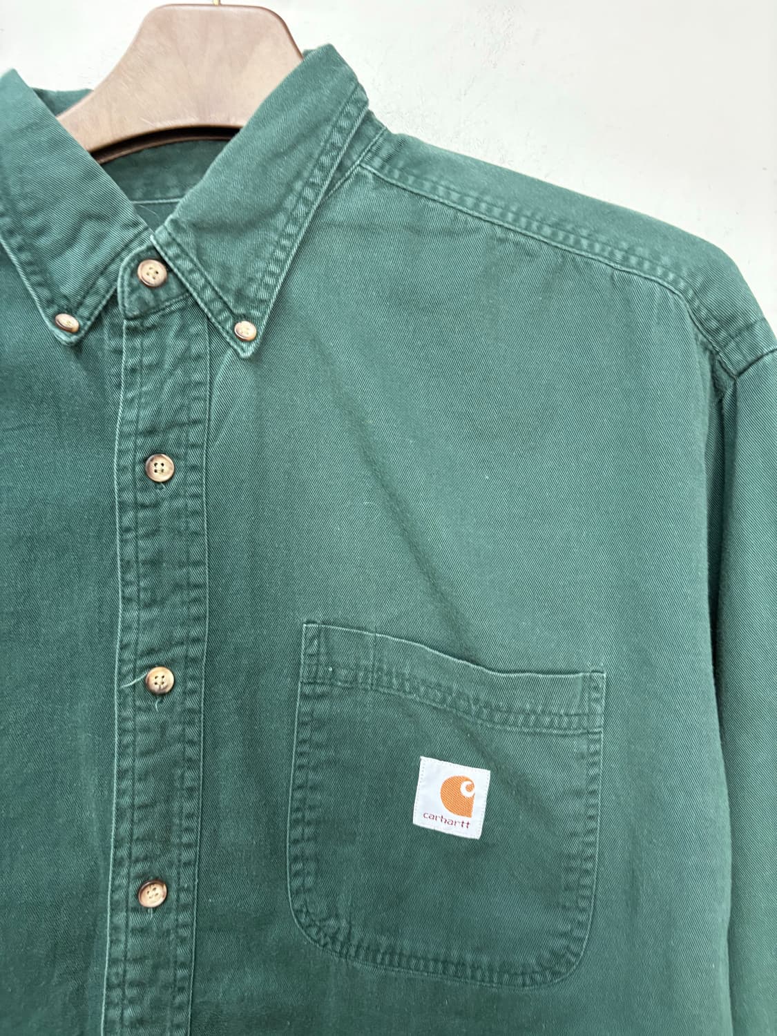 칼하트 그린워크셔츠 A3208 상품이미지3