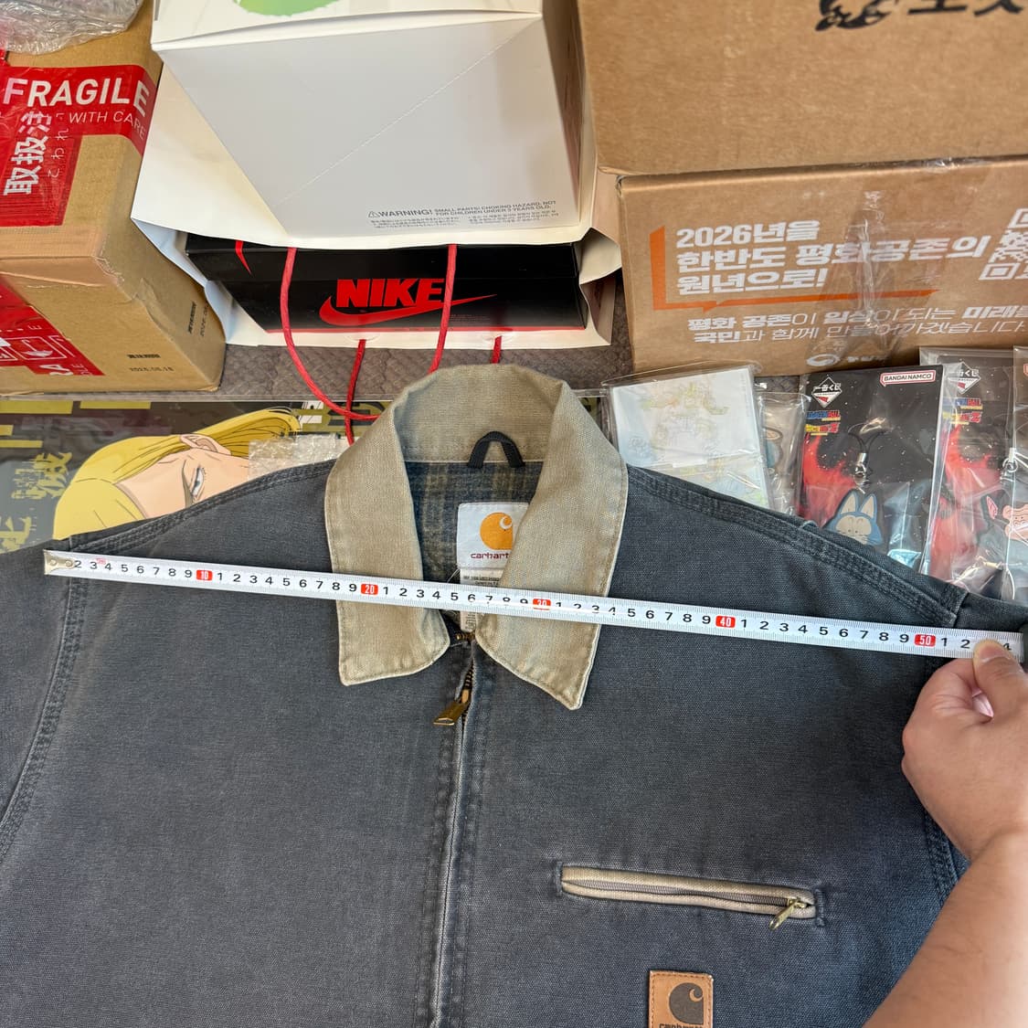 (순정종결개체)[L]칼하트 디트로이트 J97 구형 PTL 황색카라 자켓 상품이미지8