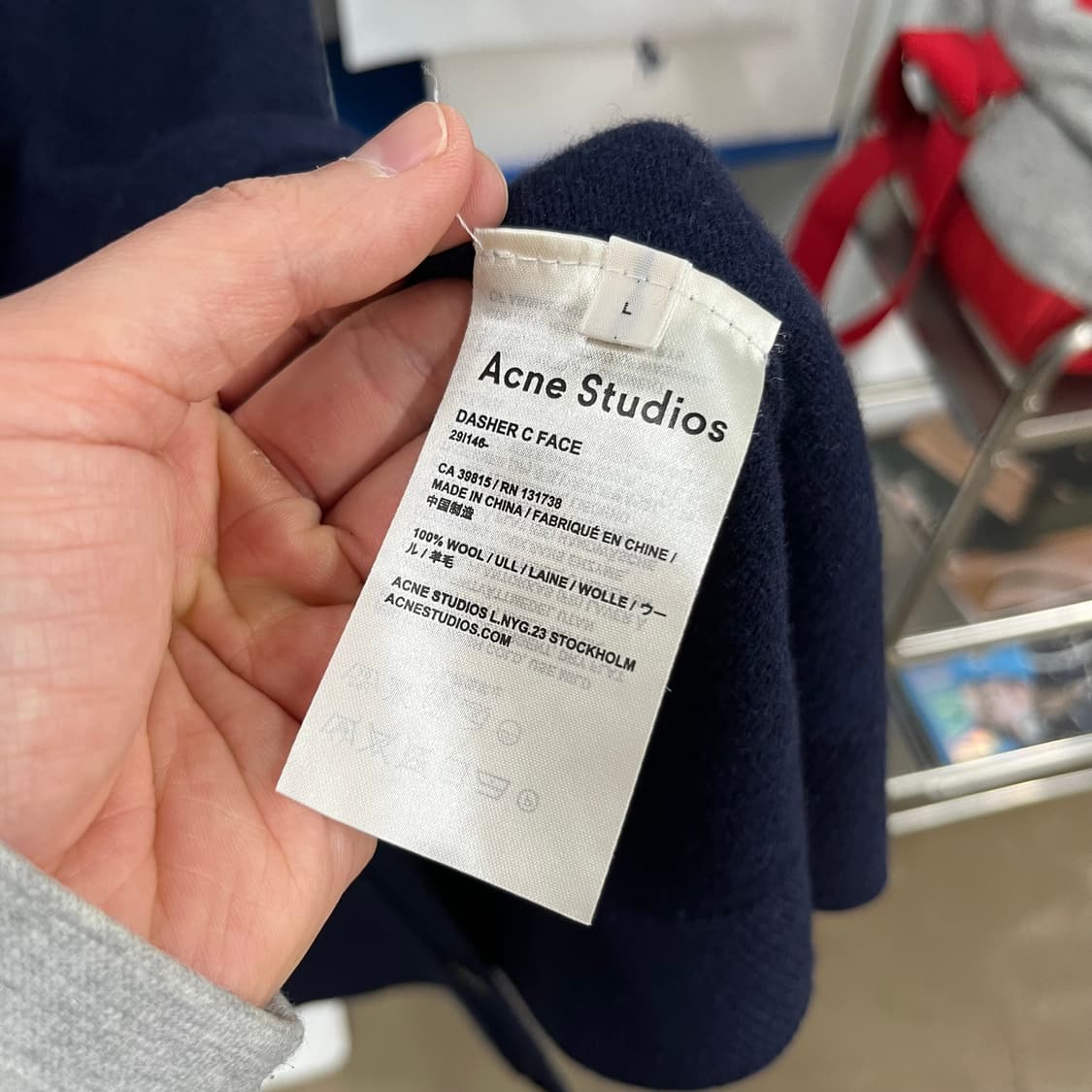 아크네스튜디오 가디건 L 상품이미지4