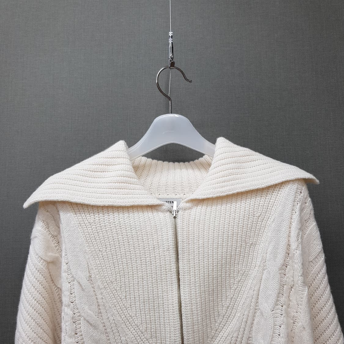 한섬 시스템 2021  케이블 니트  F사이즈 상품이미지3