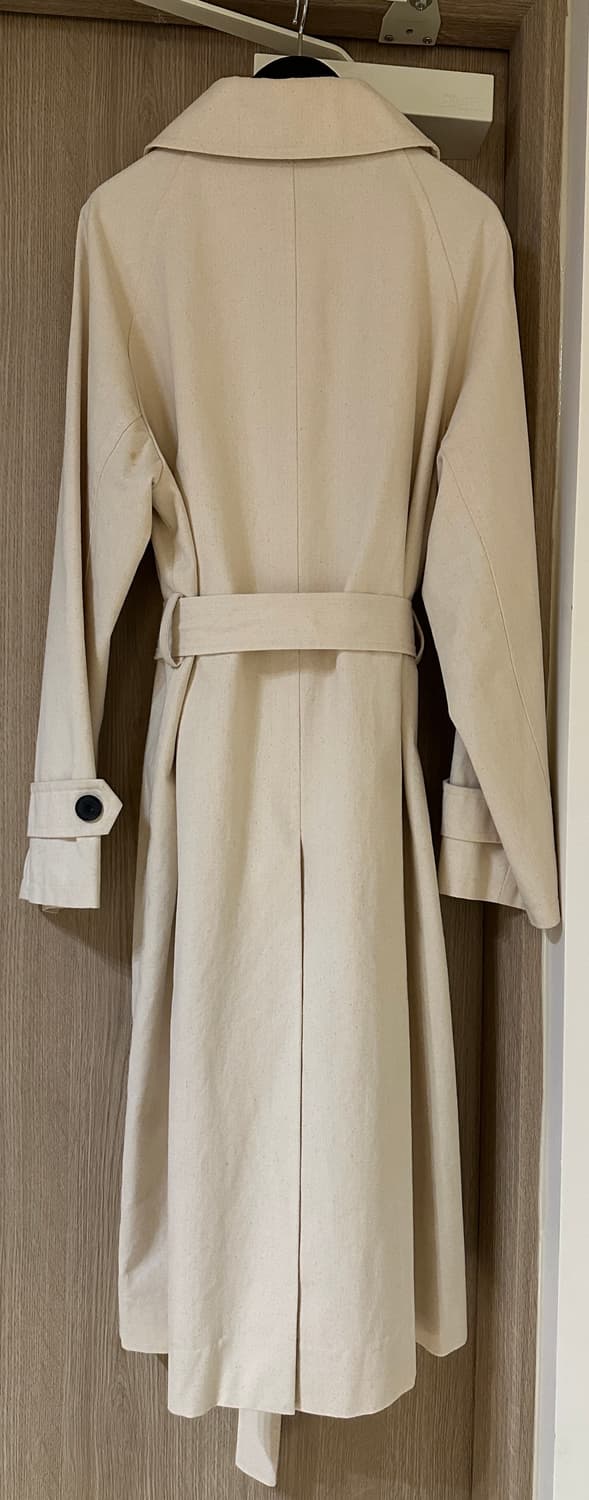 유노이아 트렌치코트 아이보리 상품이미지2