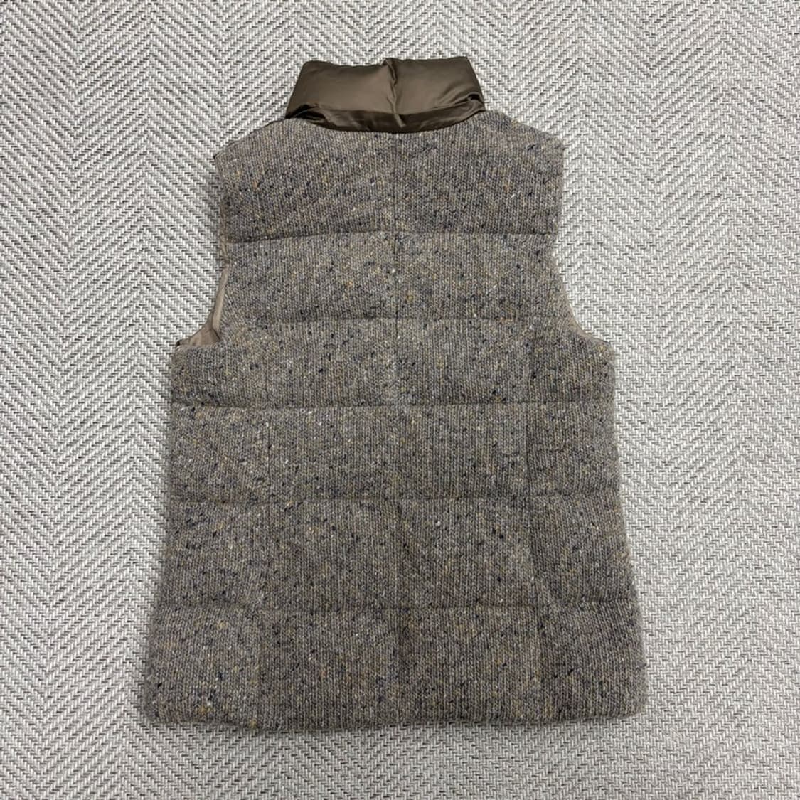 제이프레스 배색 덕다운 패딩 배스트 v1866 상품이미지2