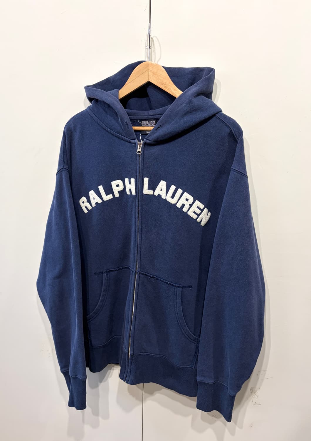 폴로 진스 아치로고 후드집업 상품이미지1