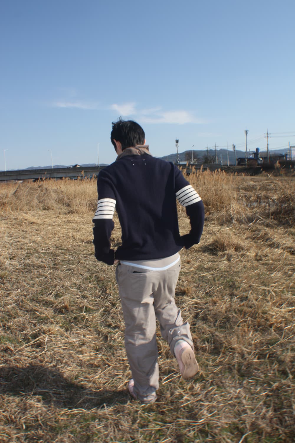 마르지엘라 네이비 스티치 니트 상품이미지2