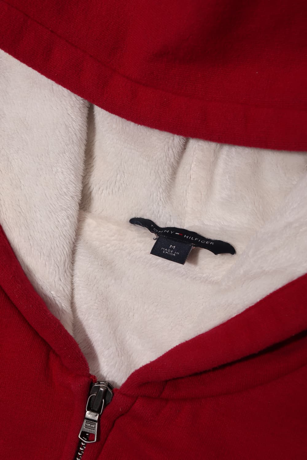 TOMMY HILFIGER 버건디 후드집업 women M 상품이미지3
