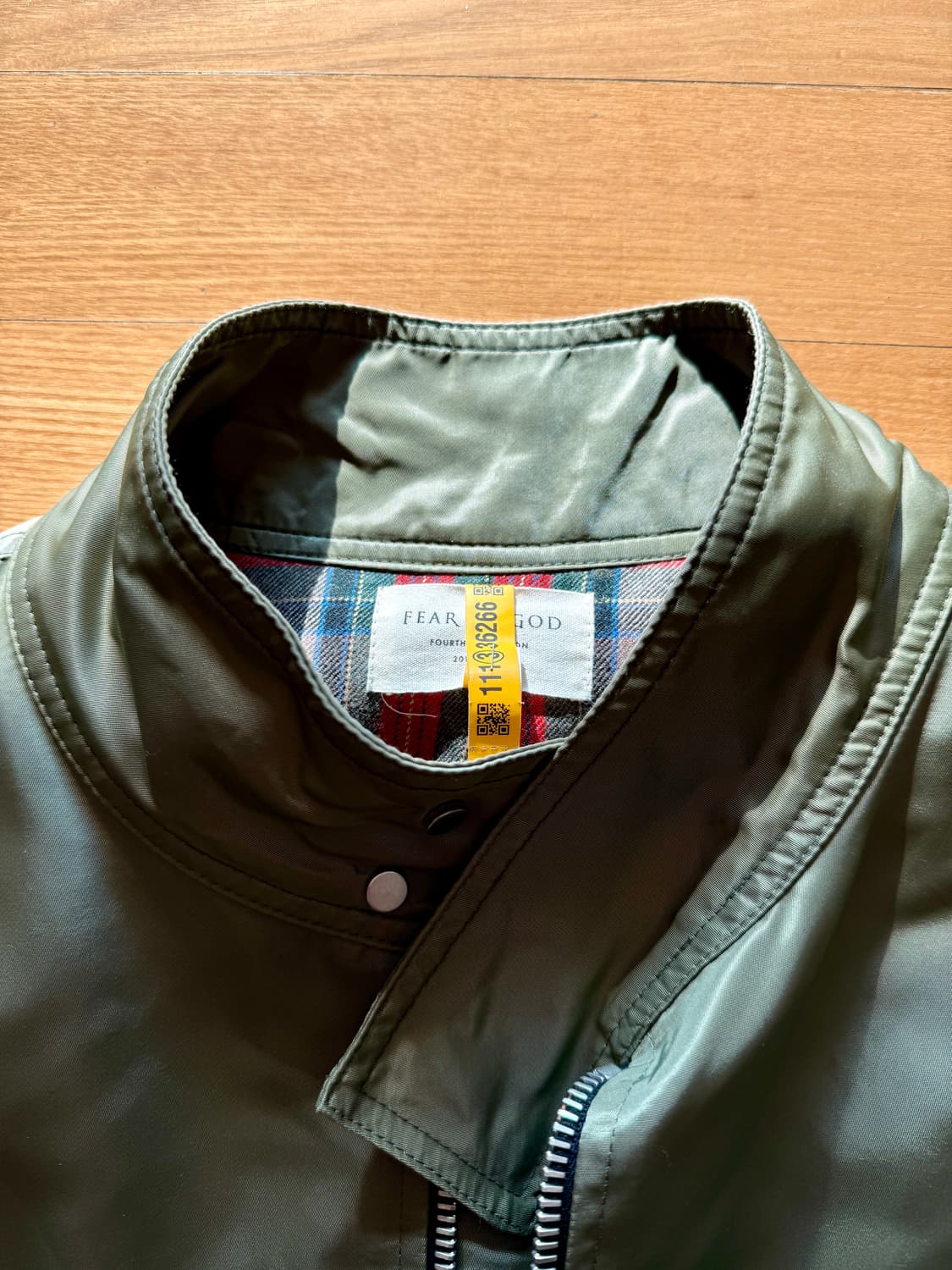 피어오브갓 4th 헤링턴 봄버 블루종 ma-1 카키 상품이미지2