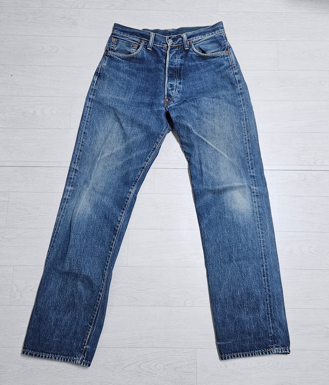 90s evisu no.2 Lot 2001 selvedge denim 상품이미지1