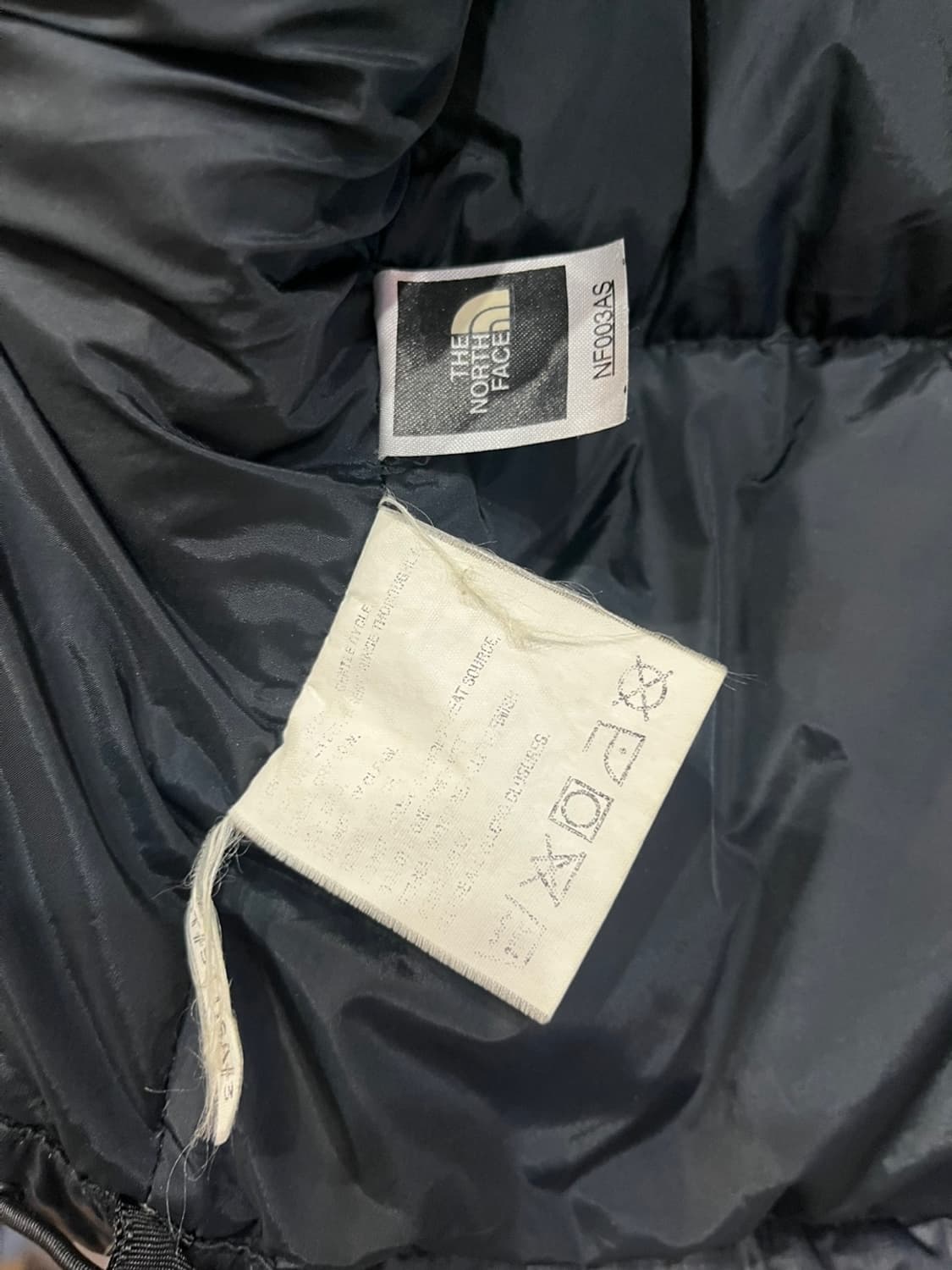 90s 노스페이스 해외판 눕시 구스다운 패딩 베스트 조끼 상품이미지10