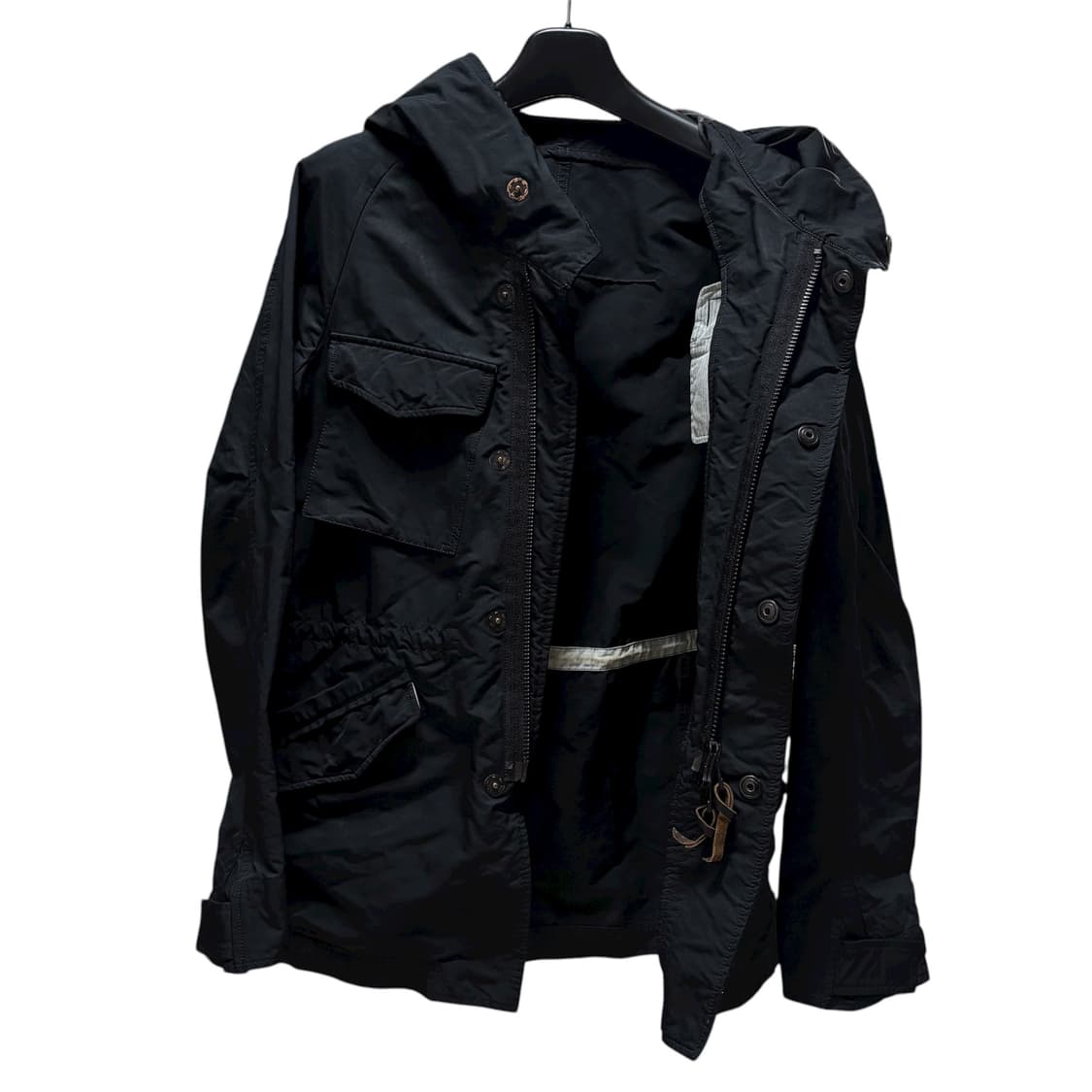 [M] 더 비리디 안느 블랙 후디드 M-65 상품이미지8