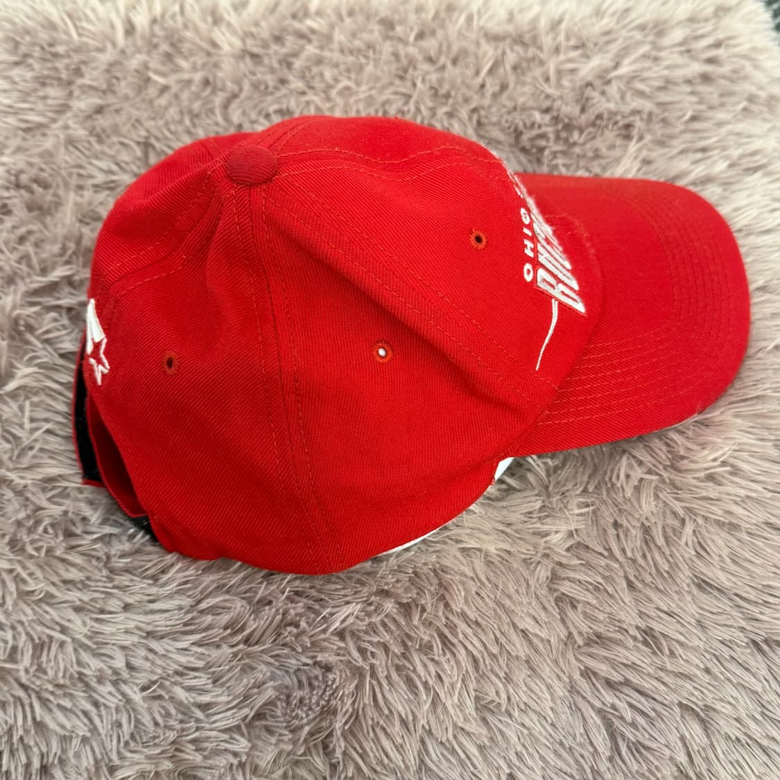 90S 스타터 오하이오 주립대 버키즈 레드 볼캡 상품이미지5