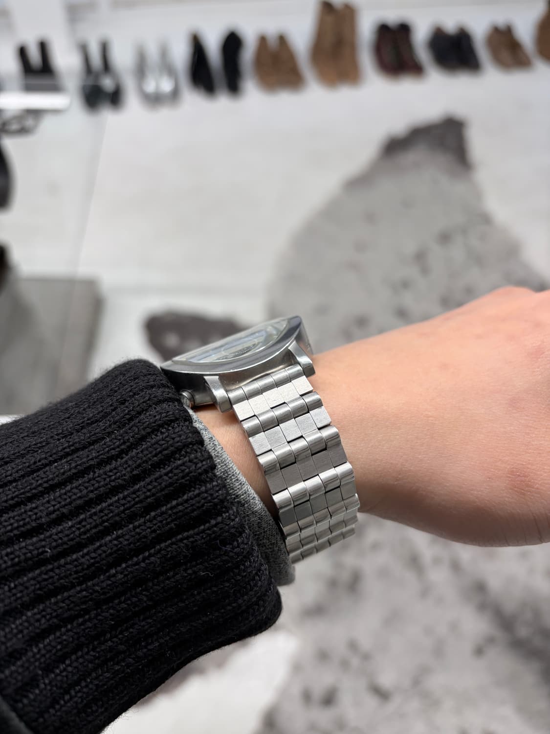 1990’s 장폴고티에 메탈 실버 시계 상품이미지5