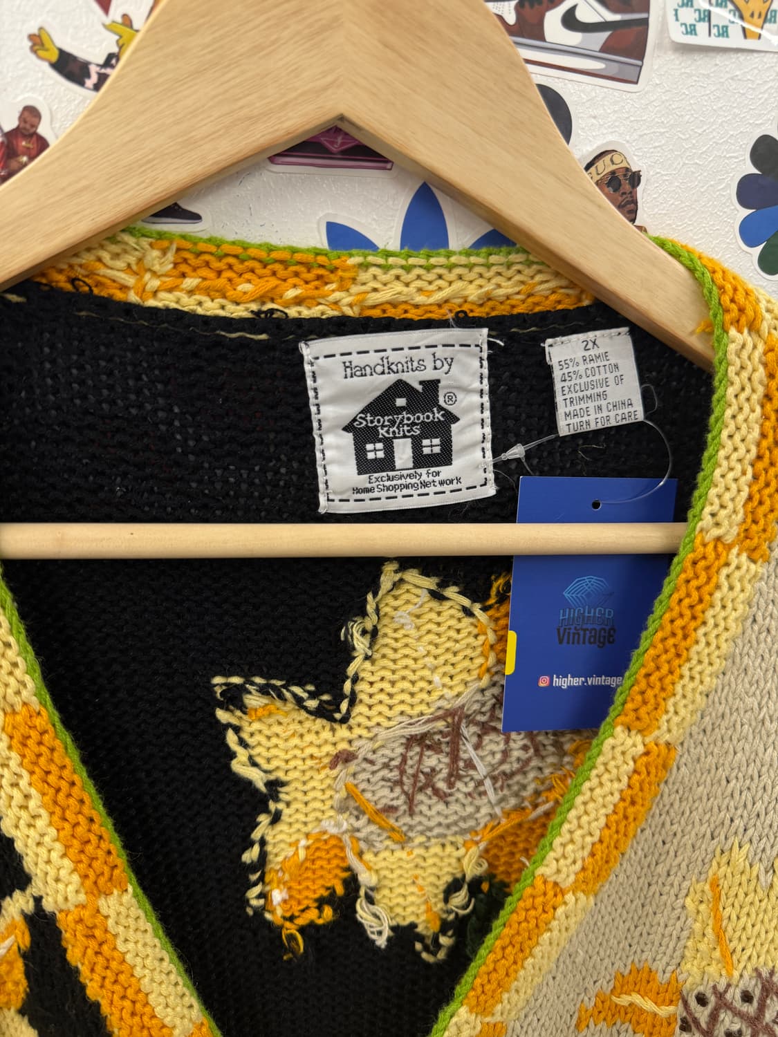 90’s Storybook Knits 스토리북 플라워 가디건 XXXXL 상품이미지7