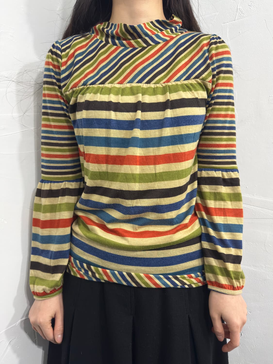stripe design top 상품이미지1
