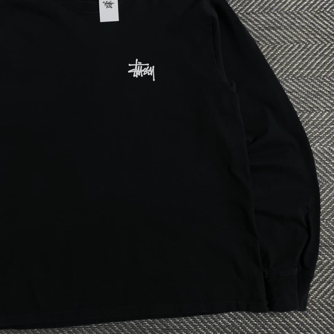 스투시 베이직 빅로고 박시핏 롱슬리브o 3729 상품이미지3