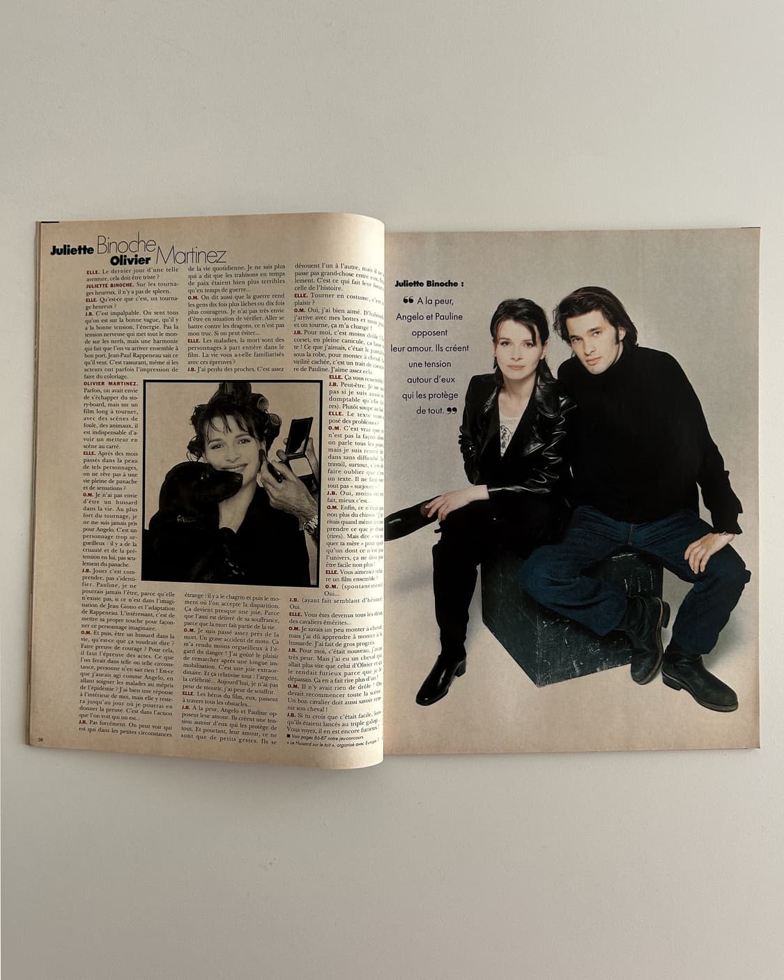 ELLE France 줄리엣 비노쉬 28 August 1995 상품이미지2