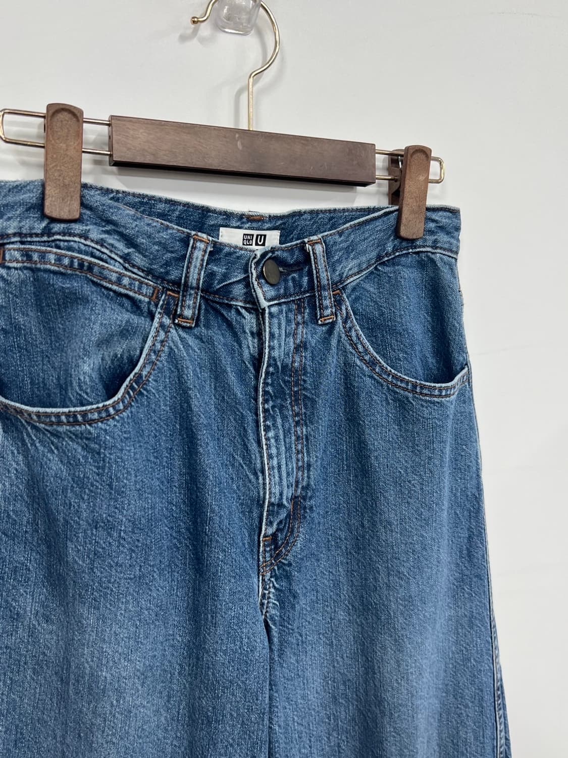 유니클로u 배기커브진 와이드핏 데님 팬츠 상품이미지2