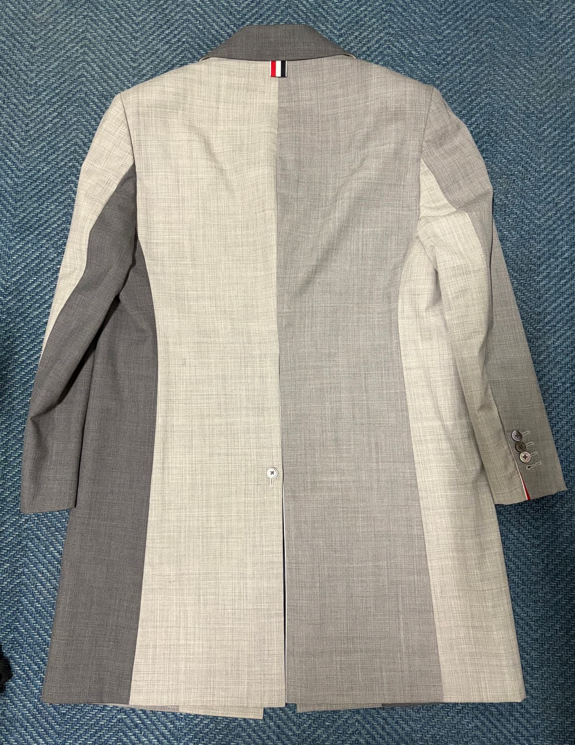 톰브라운 울120수 그레이 펀믹스 코트 1사이즈 상품이미지2