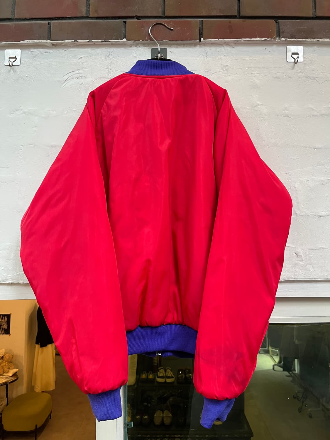 Columbia 90s 리버서블 패딩 봄버 재킷 XL 상품이미지7