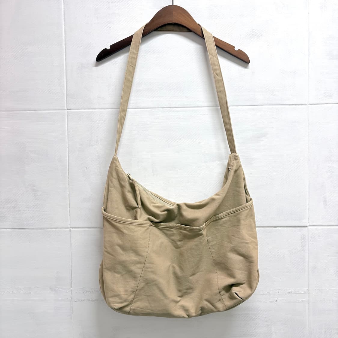 TSUMORI CHISATO 츠모리 치사토 코튼 베이지 크로스백  상품이미지2