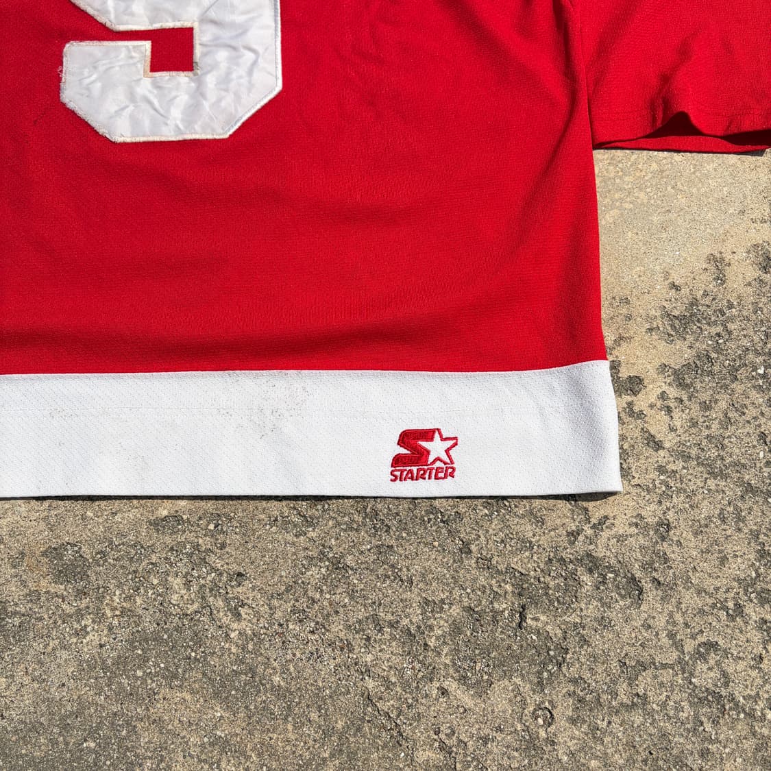 90s 스타터 NHL 디트로이트 레드윙스 빈티지 유니폼 져지 2XL 상품이미지8