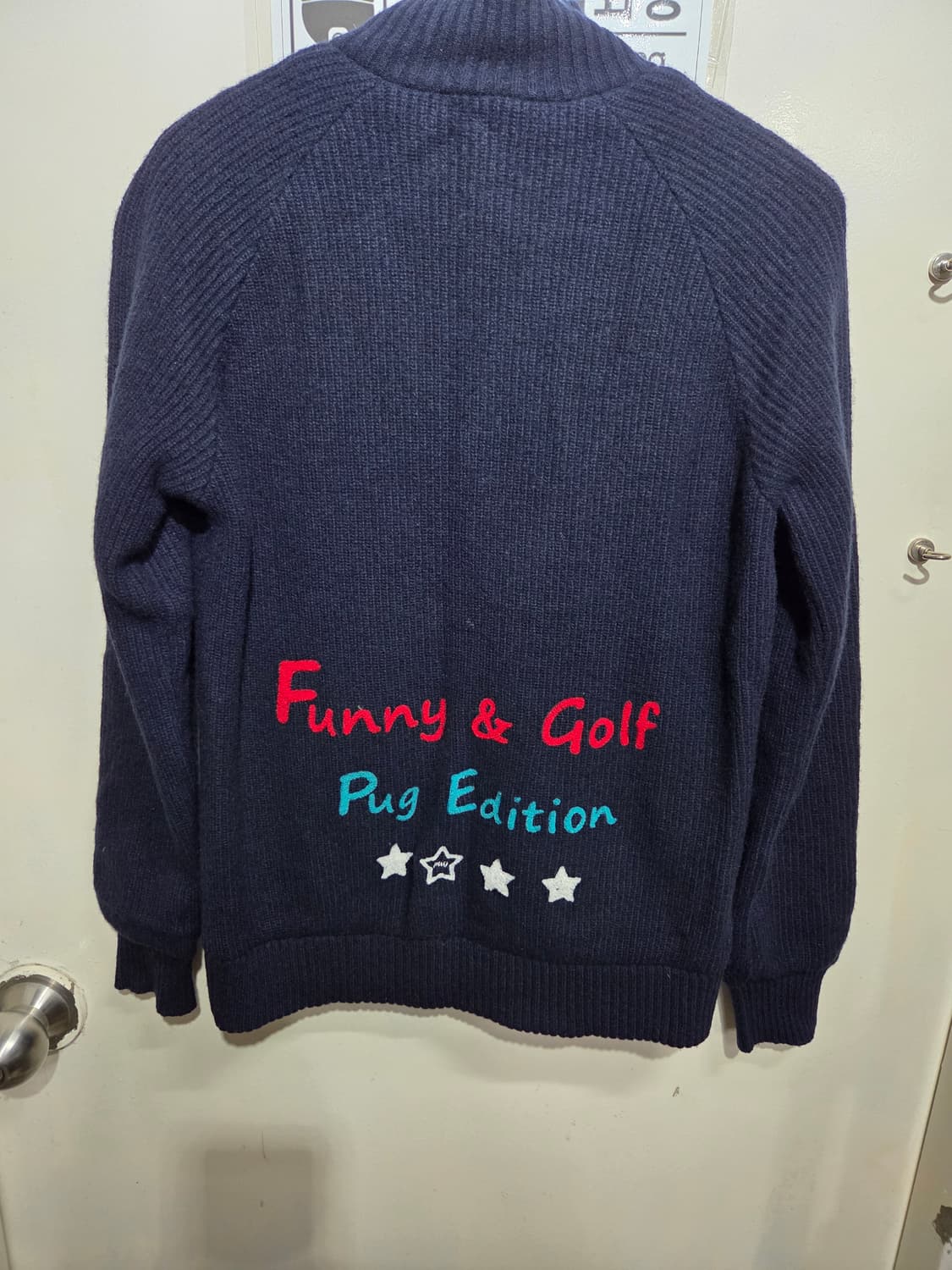 네이비 니트가디건 상품이미지2