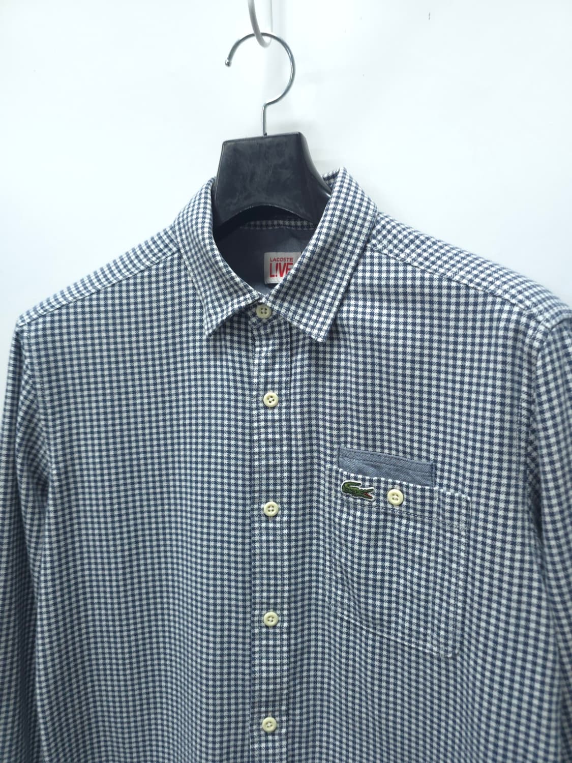 라코스테 여성 라이브 체크 긴팔 봄가을 셔츠(66~66반) 상품이미지2