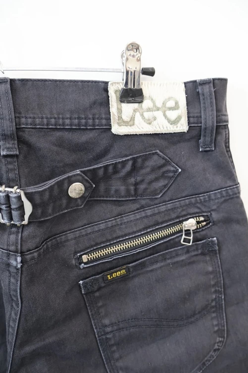 Lee Black Zip Detail Crop Pants 상품이미지6