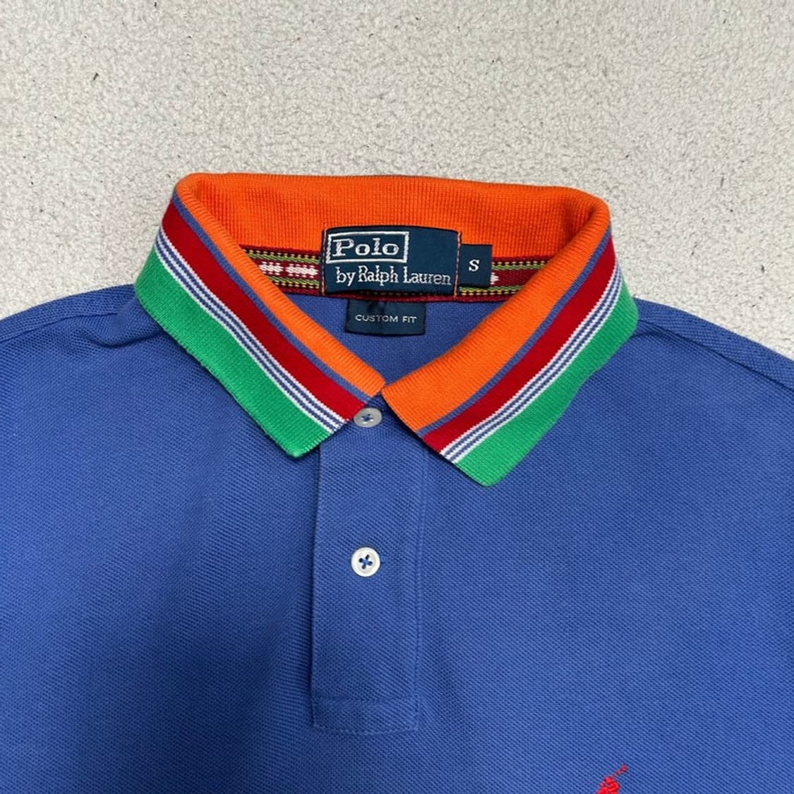 POLO RALPH LAUREN 커스텀핏 pk 반팔티 블루 S 상품이미지5