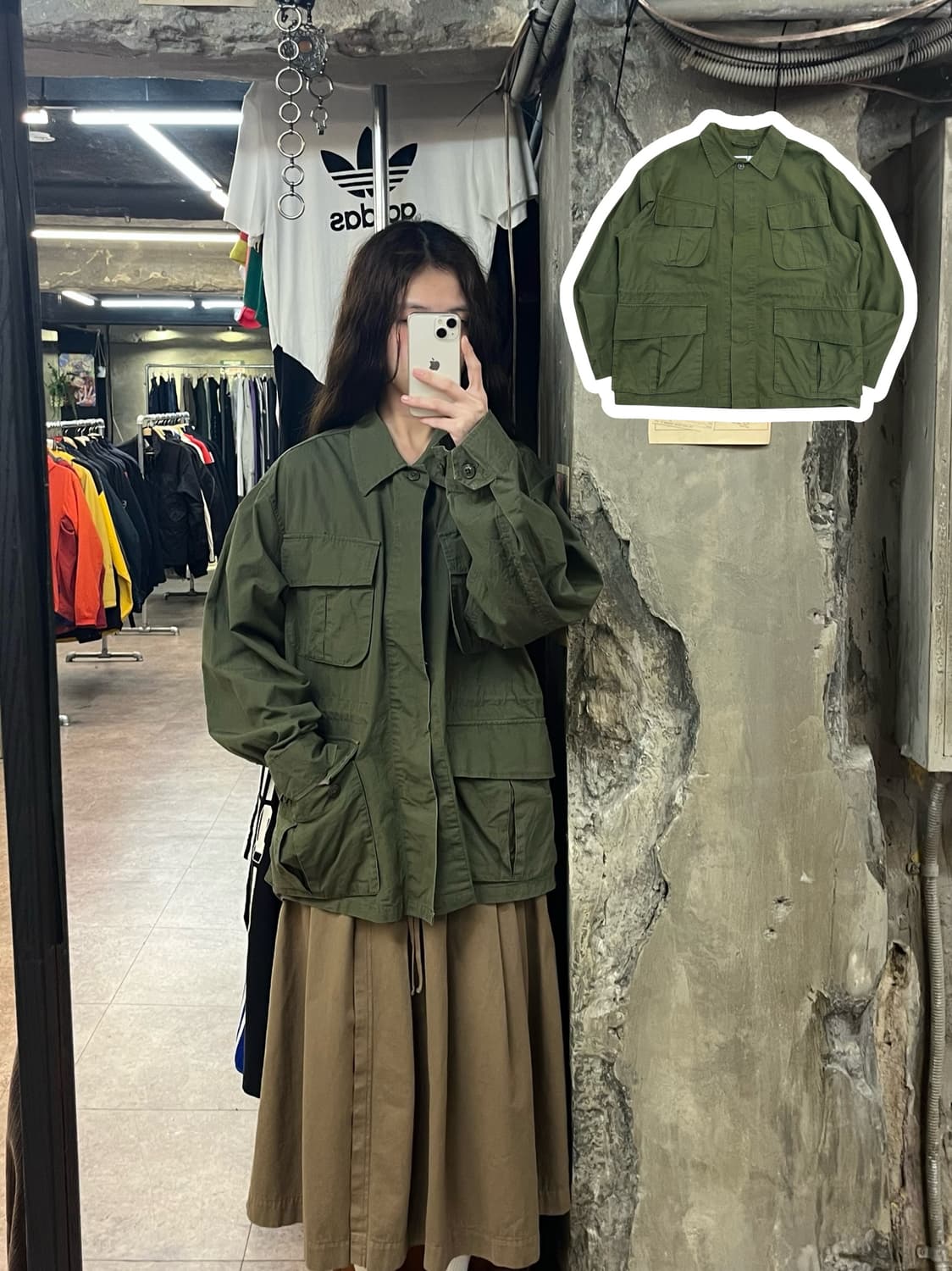 아웃스탠딩 자켓 카키 #csz2131 상품이미지1