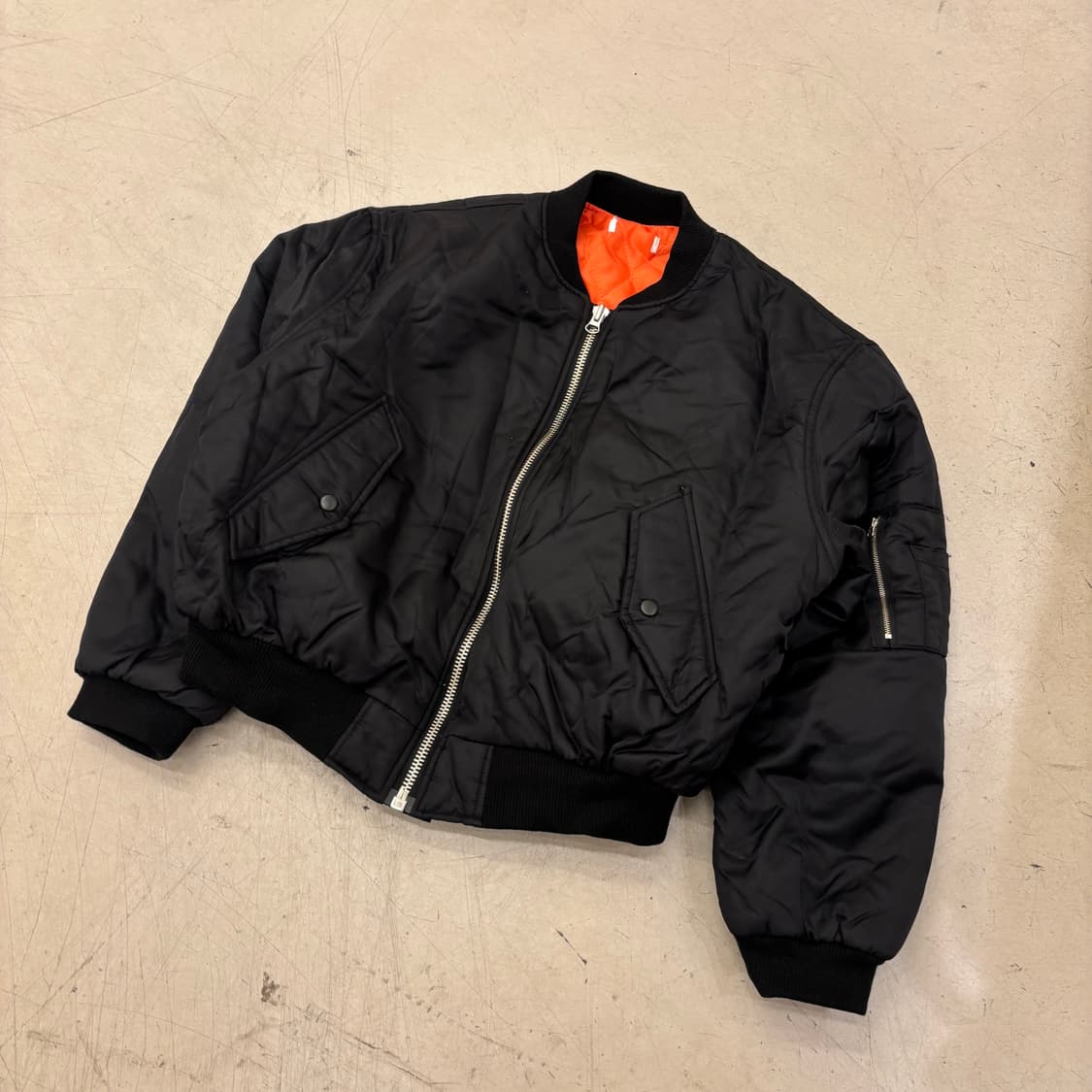 빈티지 블랙 ma-1 상품이미지1