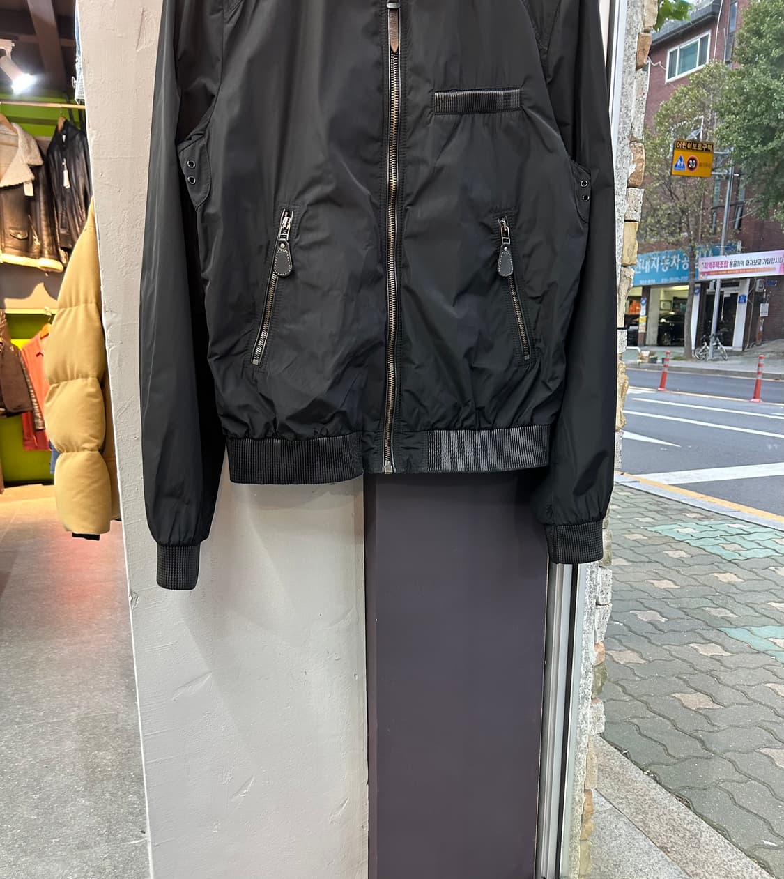 XL/ 버버리 블루종 봄버 자켓 상품이미지3