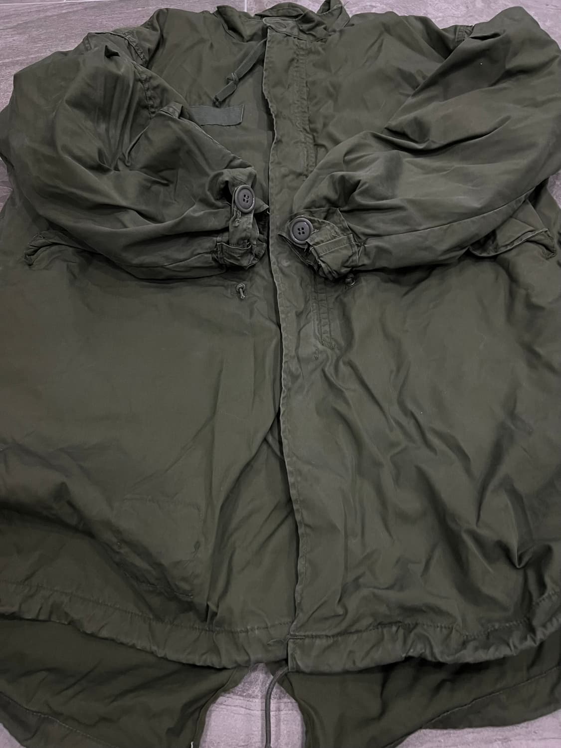 (M) M65 피쉬테일 오리지널 개파카 상품이미지7