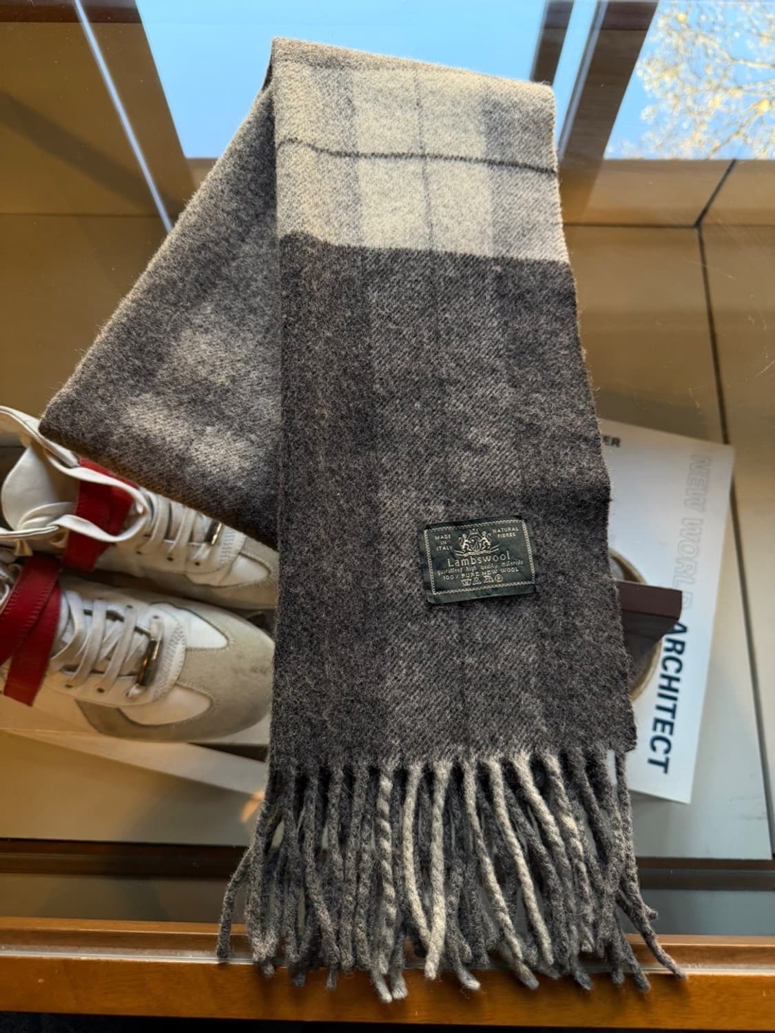 이태리 메이드 램스울 머플러 상품이미지1