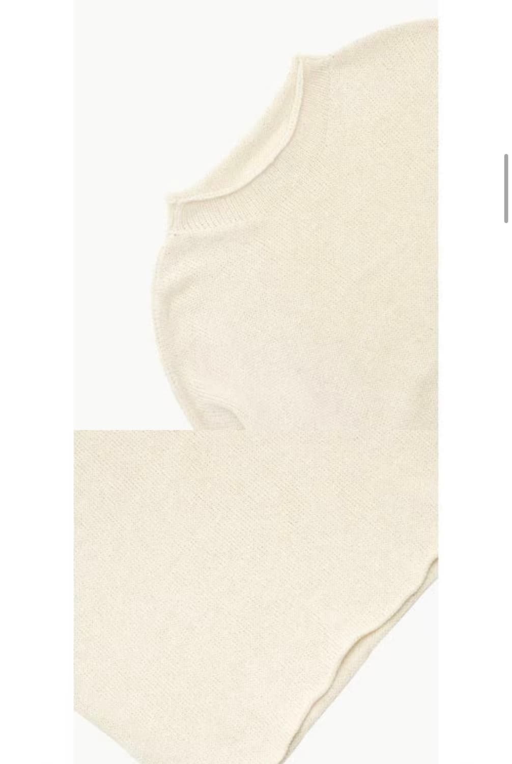 NIDO 25PS Simple Turtleneck Dress, Ecru 상품이미지3