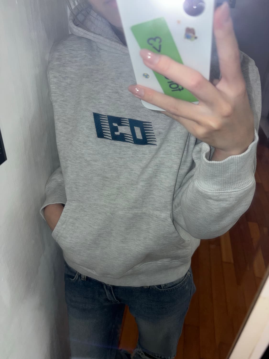 리빌리 창모 031 후드티 라이트그레이 상품이미지1