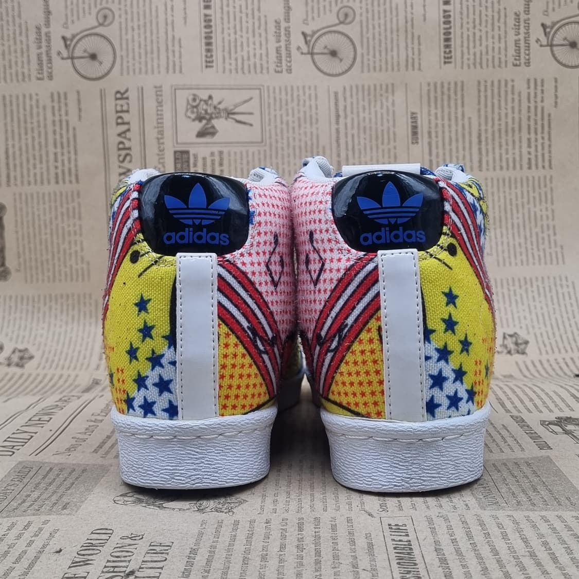 아디다스 슈퍼스타업 키높이하이탑245 굽5  상품이미지4