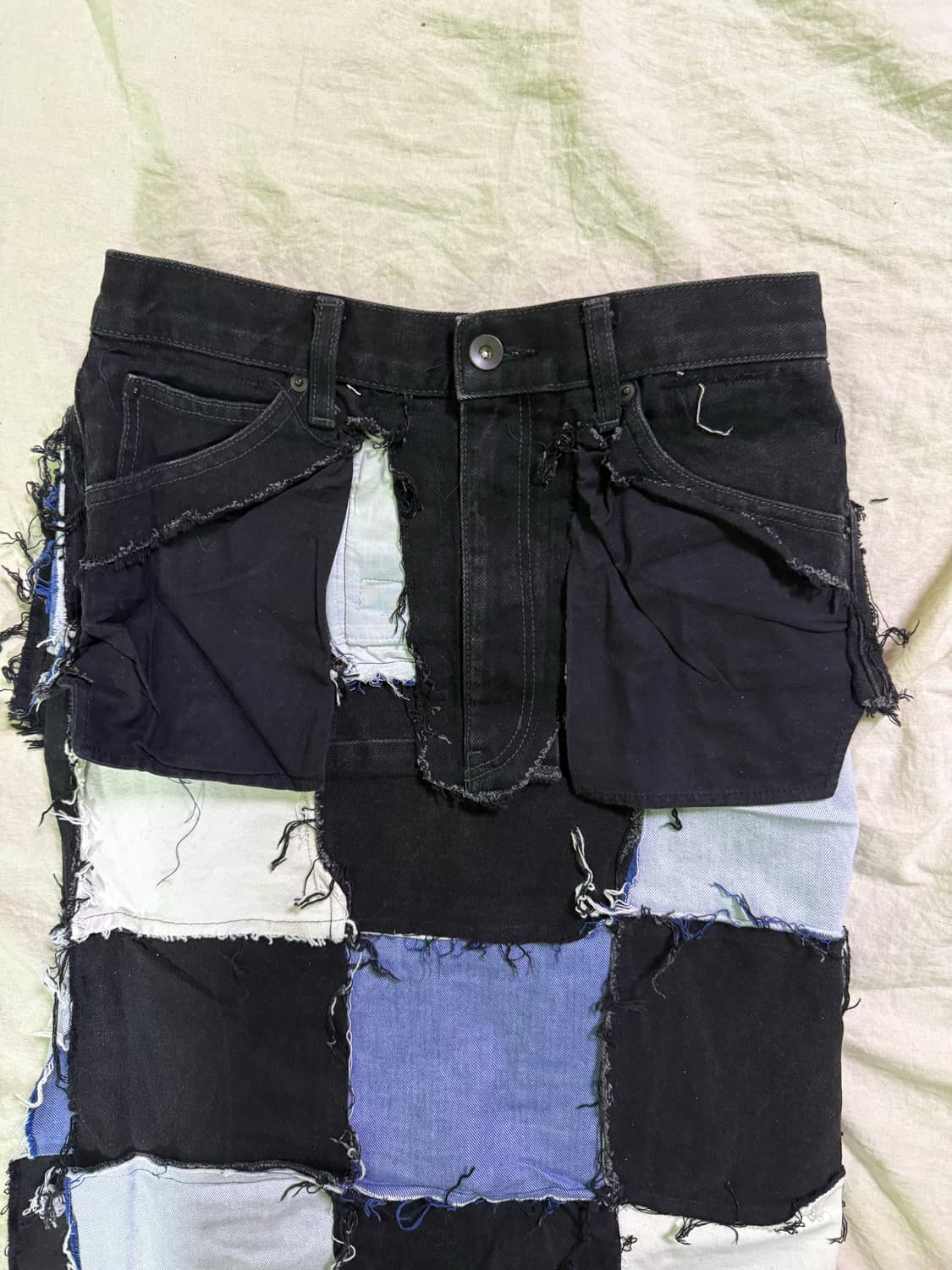 빈티지 커스튬 패치 스커트  상품이미지3