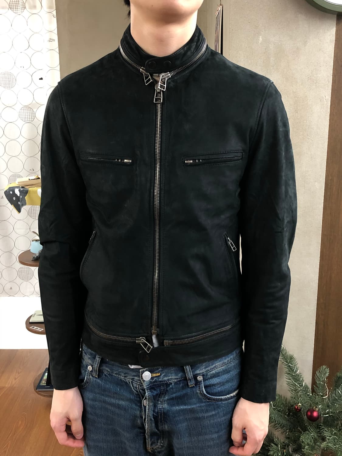 N.Hoolywood 바이커 양가죽 자켓 36 상품이미지3
