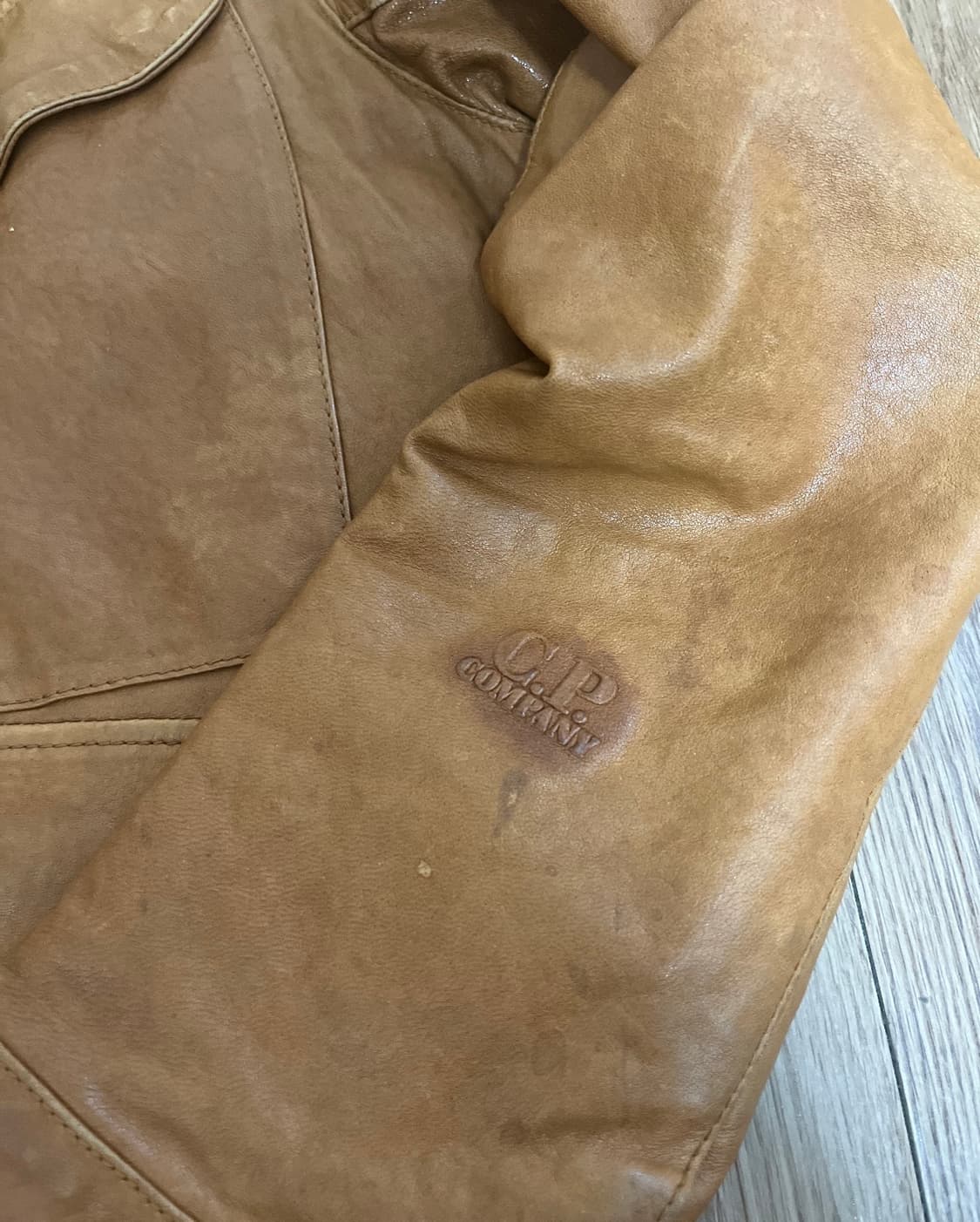 C.P. company 가죽 고글 자켓 상품이미지4