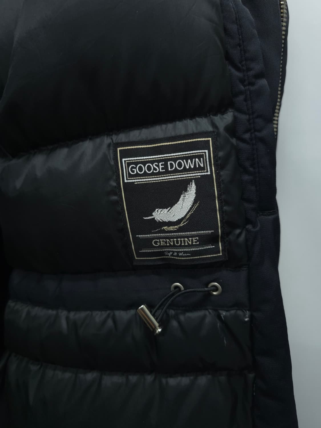 지오송지오 여성 후드 구스다운 롱 패딩 점퍼 (허리 스트링 조절) 상품이미지8