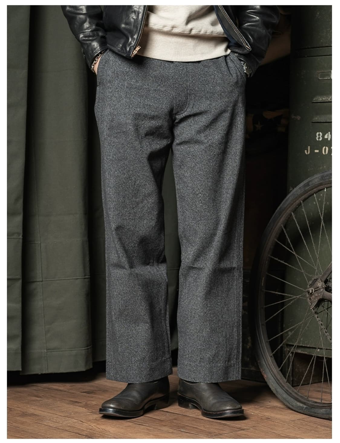 브론슨 코버트솔트앤페퍼 트라우저 34 상품이미지3