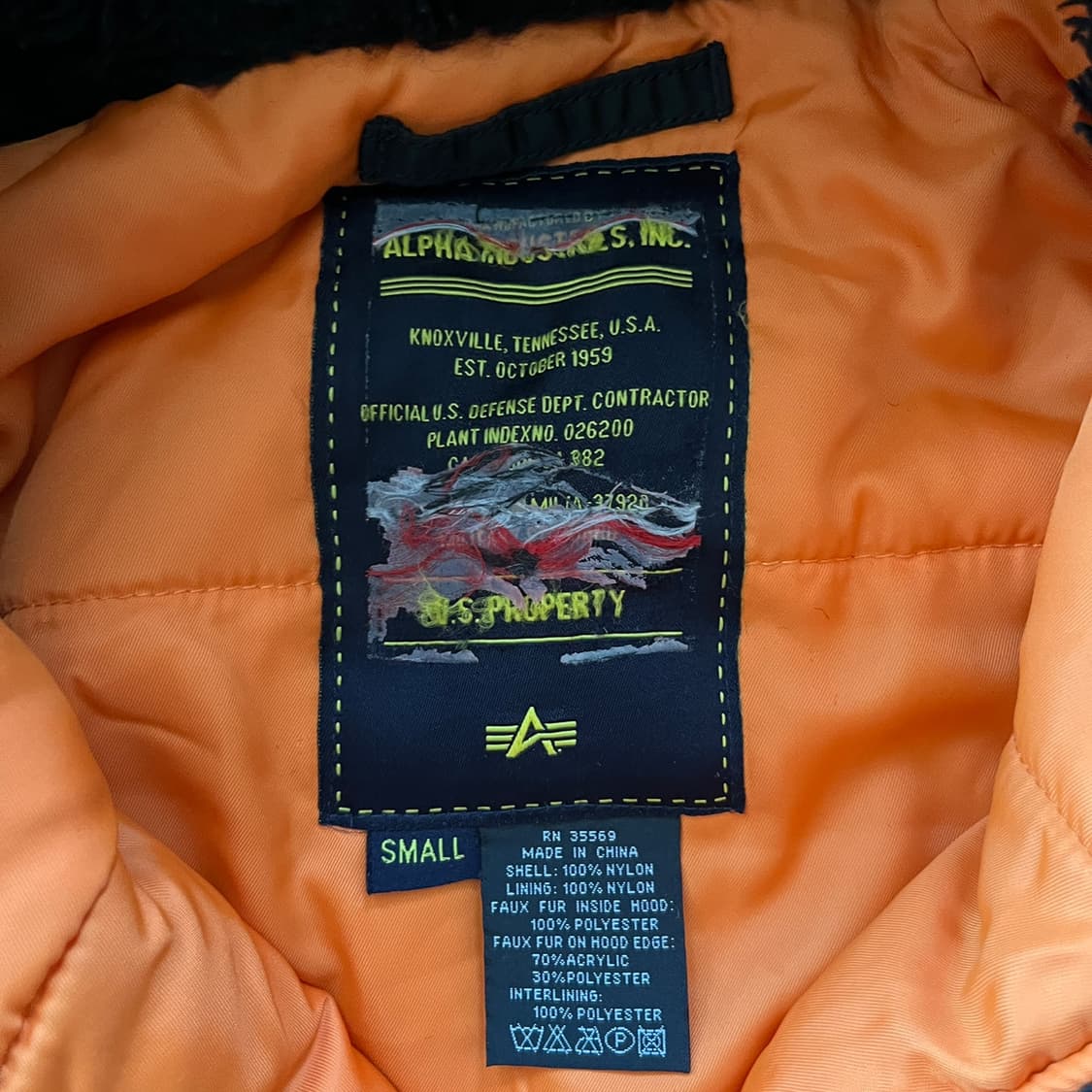 알파 인더스트리 패딩 파카 상품이미지3