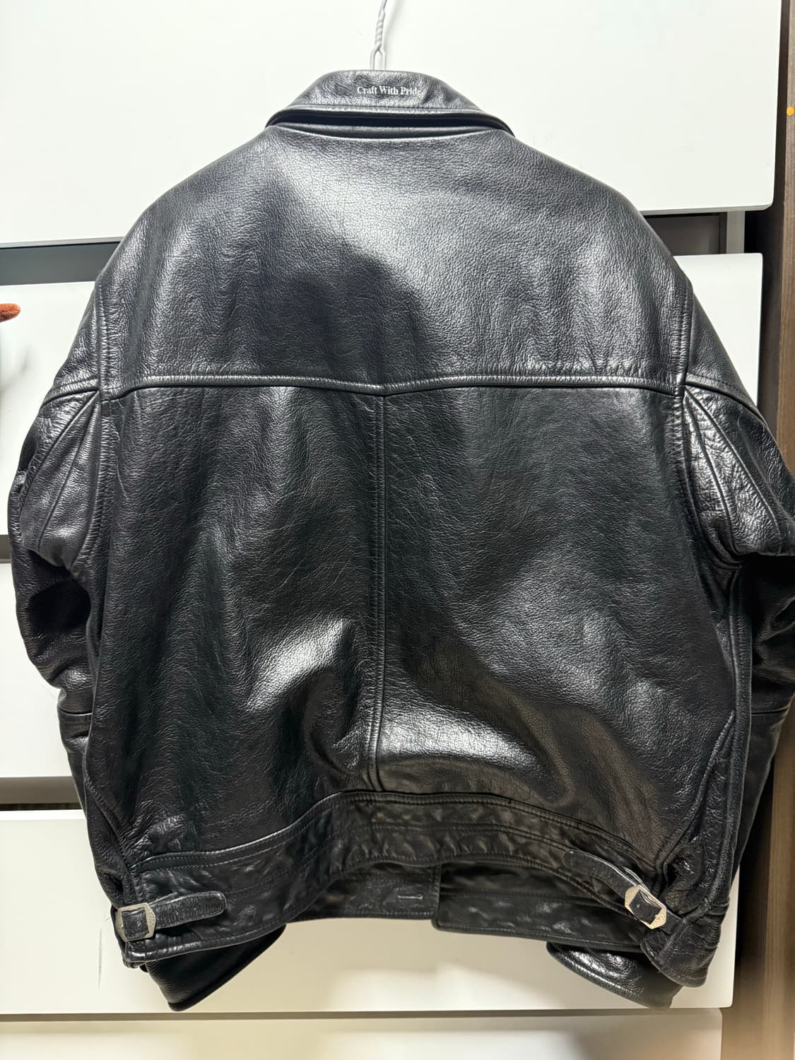 네이버후드 리얼레더 스포츠자켓 상품이미지2