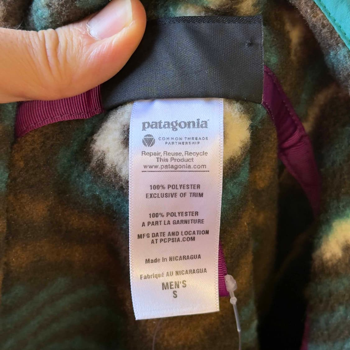 파타고니아 신칠라 아즈텍 후리스 상품이미지5