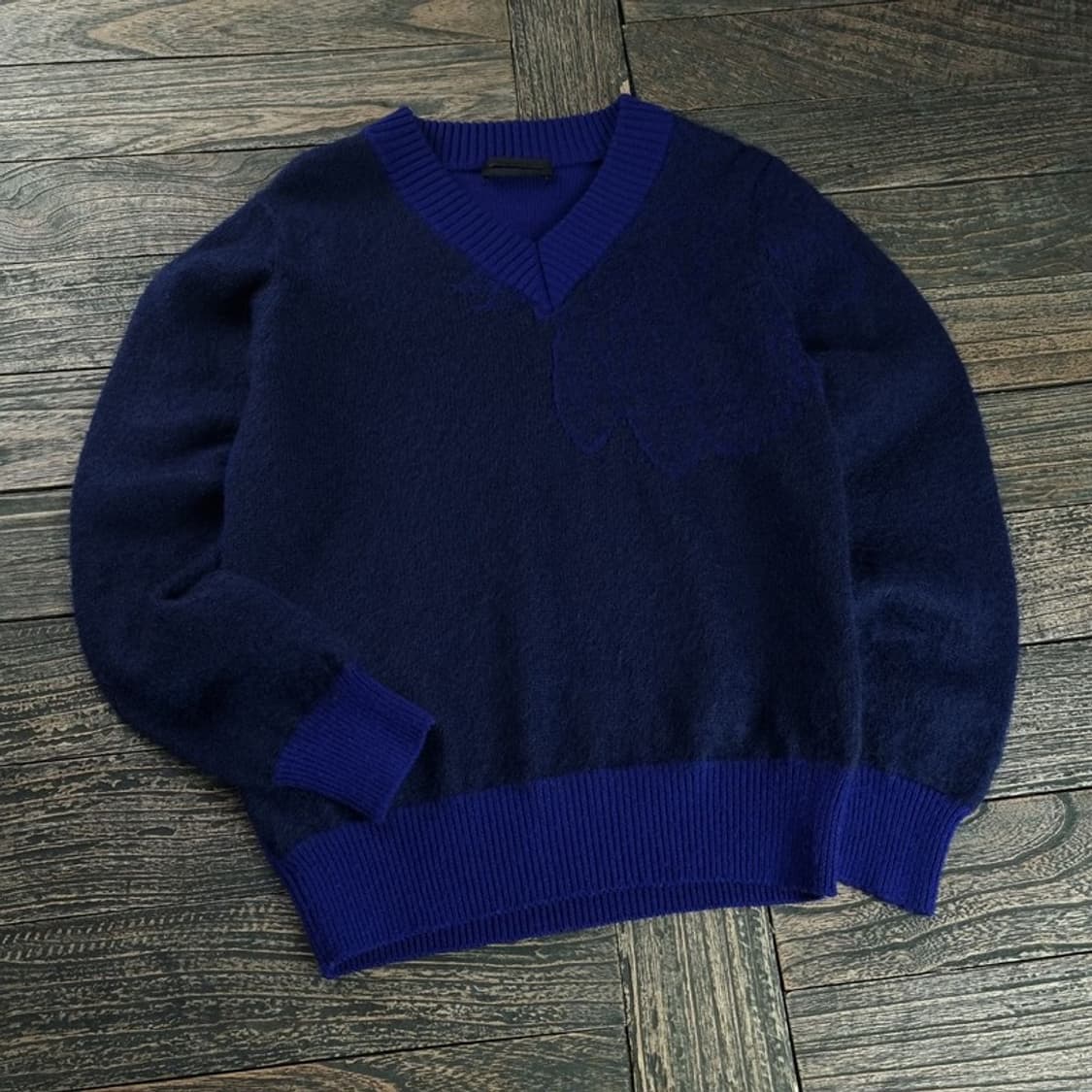 [디젤 블랙 골드] 브이넥 모헤어 니트 P01427 상품이미지1