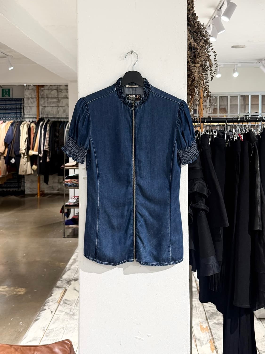 장 폴 고티에 진스 90s 집업 데님 블라우스 상품이미지1